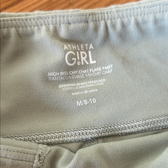 Light Green Athleta Girl Yoga Pants - Picture 3 of 4